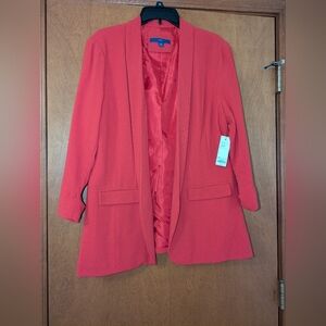 NWT Women's Red Blazer Coat
